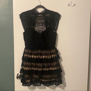 Bebe Black Lace Dress